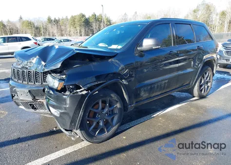 2021 Jeep Grand Cherokee 80Th Anniversary 4X4 z USA, uszkodzony, nr VIN 1C4RJFBG0MC587306